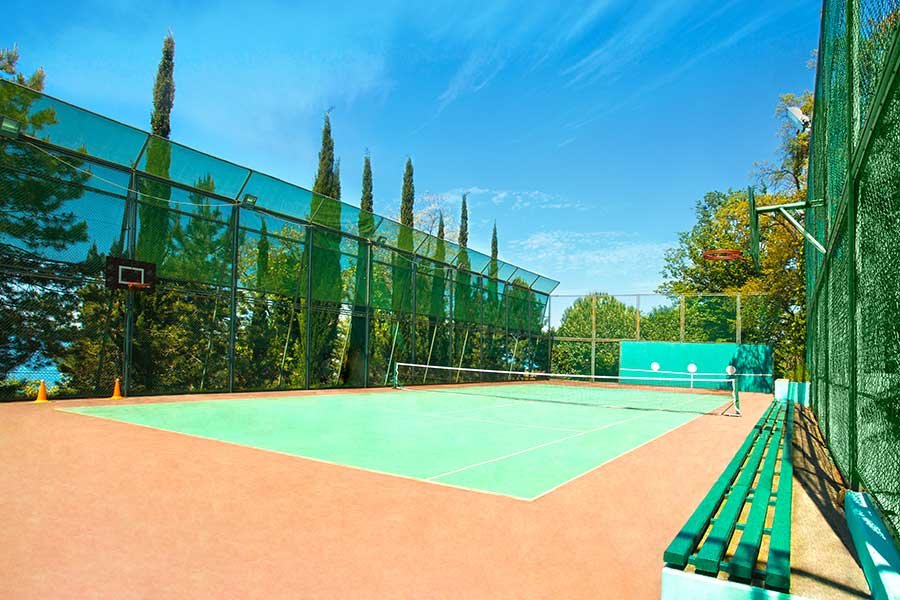 Открытый теннисный корт санатория «Ивушка» — фото 1